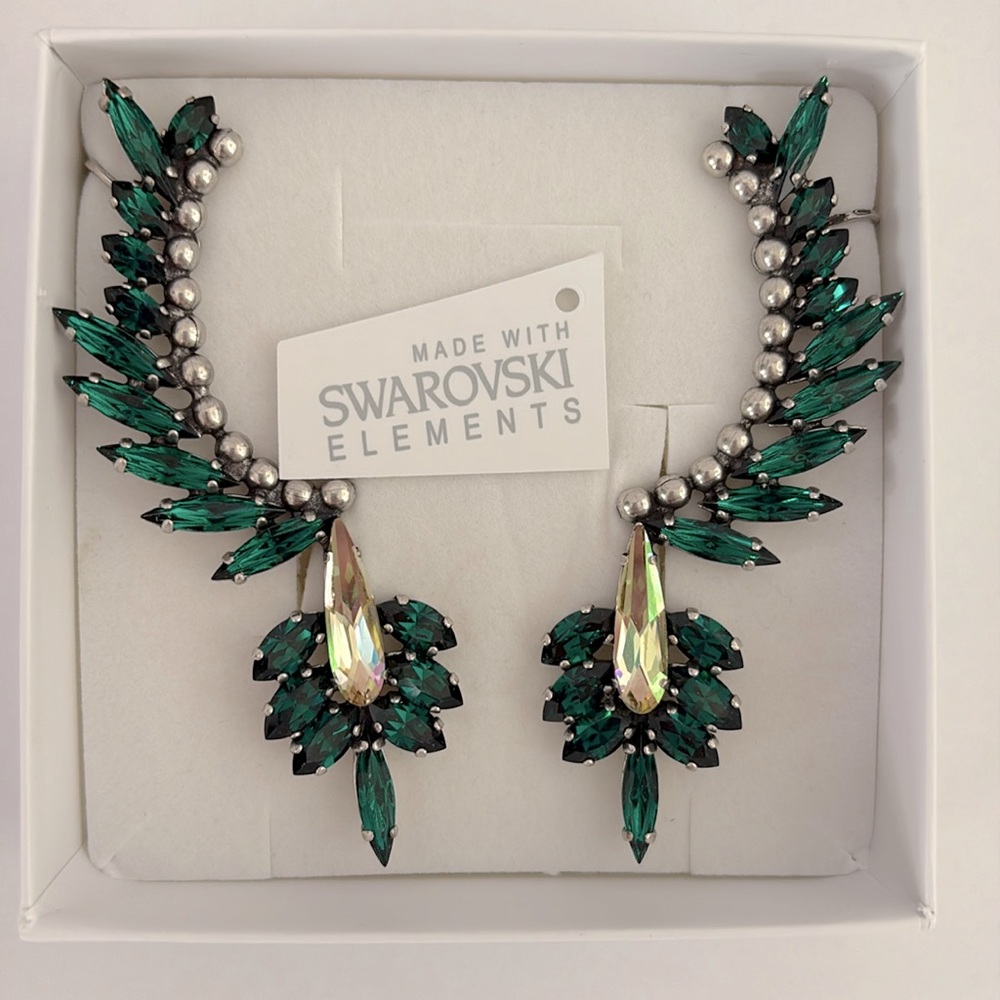 Swarovski Rebeka Earrings - Green